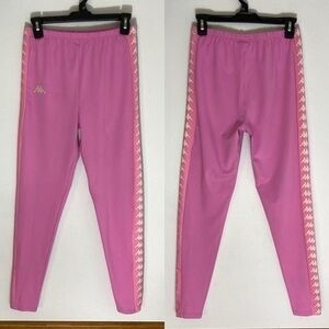 Kappa bubblegum pink fitted sweatpants size M